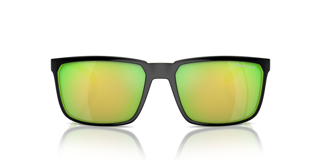 Arnette Stripe 0AN4251 29421I 58 Black/Fluo Green / Dark Grey Mirror Green Polarized