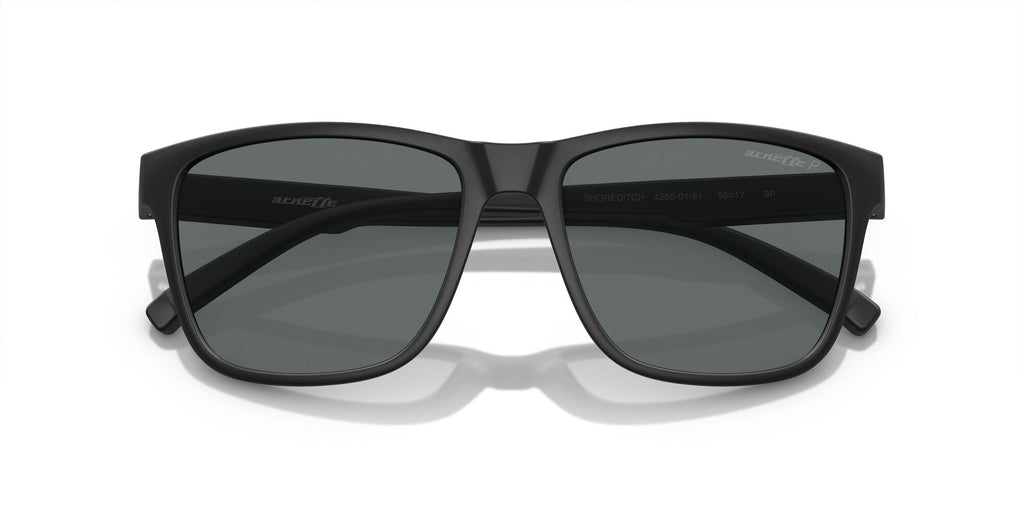 Arnette Shoreditch 0AN4255 01/81 56 Matte Black / Polarized Dark Grey 56 / Plastic / Injected / Injected