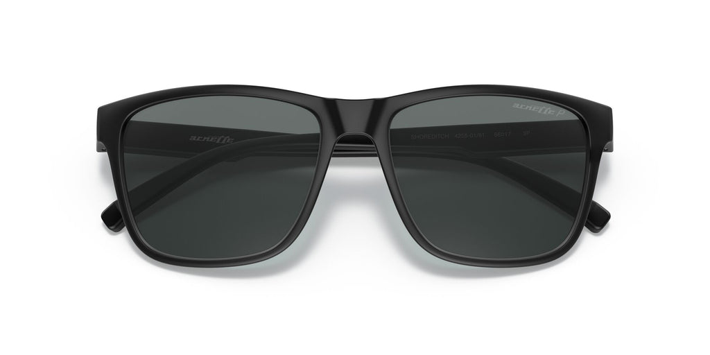 Arnette Shoreditch 0AN4255 01/81 56 Matte Black / Polarized Dark Grey 56 / Plastic / Injected / Injected