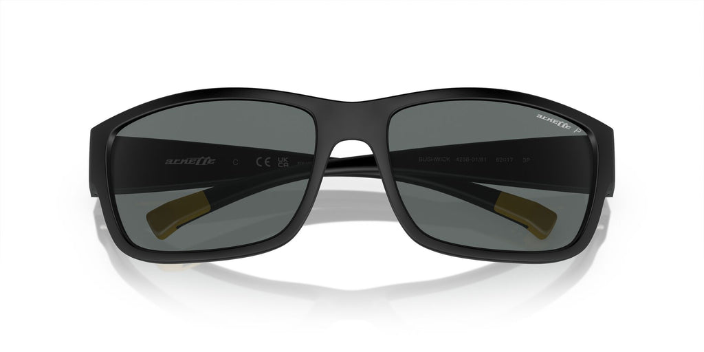 Arnette Bushwick 0AN4256 01/81 62 Matte Black / Polarized Dark Grey 62 / Plastic / Injected / Injected