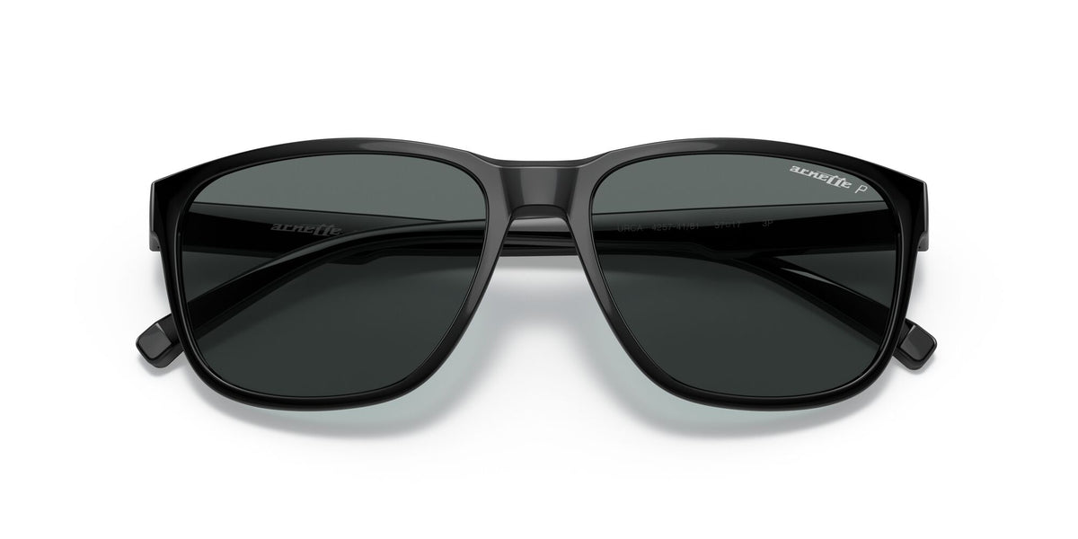 Arnette Urca 0AN4257 41/81 57 Shiny Black / Polarized Dark Grey 57 / Plastic / Plastic