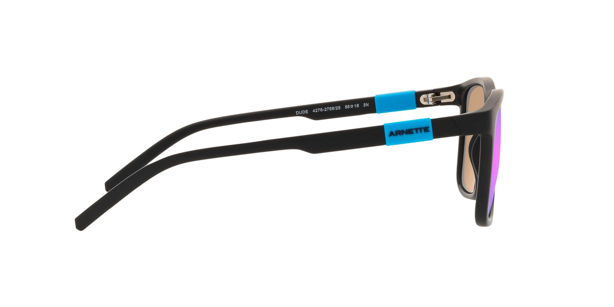 Arnette Dude 0AN4276 275825 56 Matte Black / Green Mirror Light Blue 56 / Plastic / Plastic