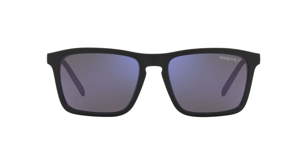 Arnette Shyguy 0AN4283 01/22 56 Matte Black / Polarized Dark Grey Mirror Water 56 / Plastic / Injected / Injected