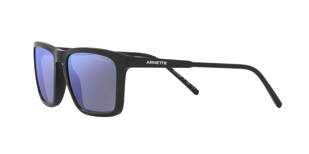 Arnette Shyguy 0AN4283 01/22 56 Matte Black / Polarized Dark Grey Mirror Water 56 / Plastic / Injected / Injected