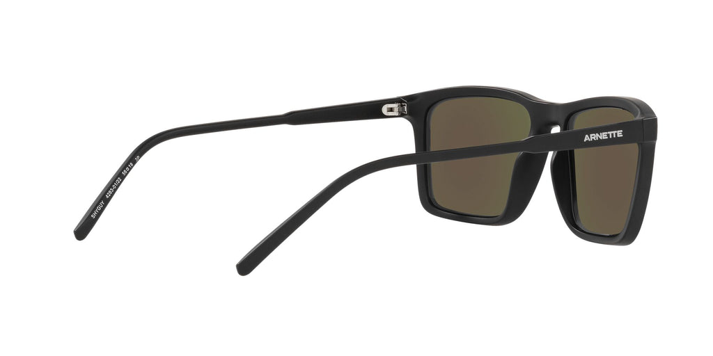 Arnette Shyguy 0AN4283 01/22 56 Matte Black / Polarized Dark Grey Mirror Water 56 / Plastic / Injected / Injected