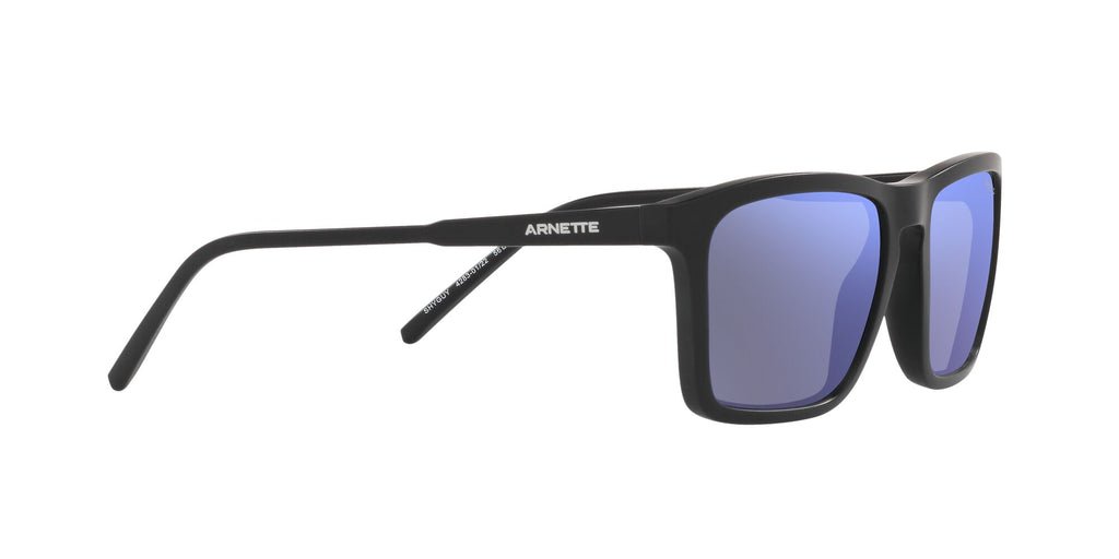 Arnette Shyguy 0AN4283 01/22 56 Matte Black / Polarized Dark Grey Mirror Water 56 / Plastic / Injected / Injected