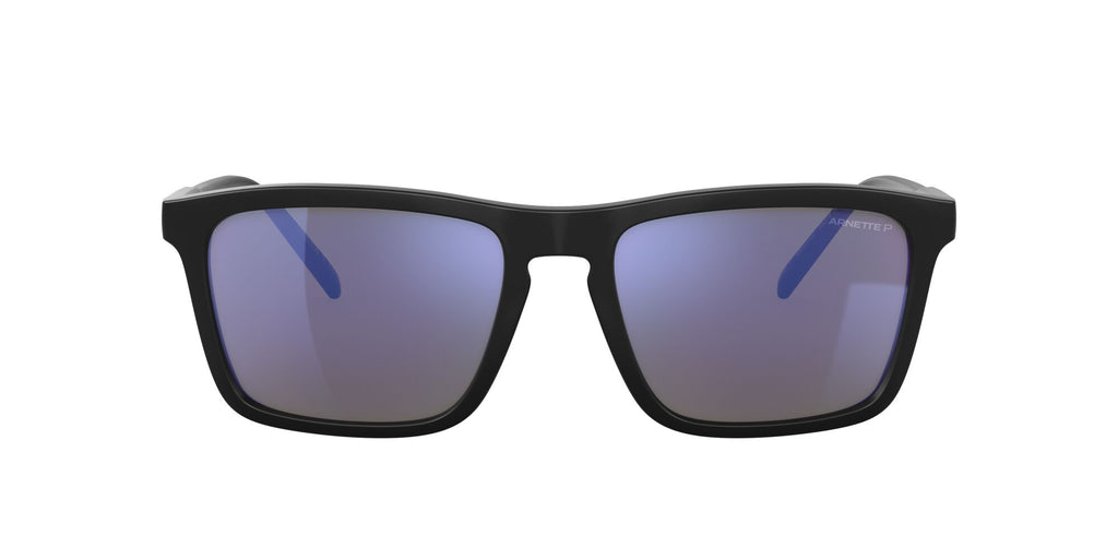 Arnette Shyguy 0AN4283 01/22 56 Matte Black / Polarized Dark Grey Mirror Water 56 / Plastic / Injected / Injected