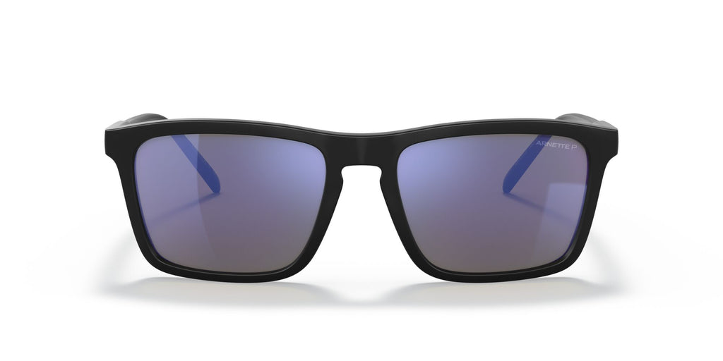 Arnette Shyguy 0AN4283 01/22 56 Matte Black / Polarized Dark Grey Mirror Water 56 / Plastic / Injected / Injected