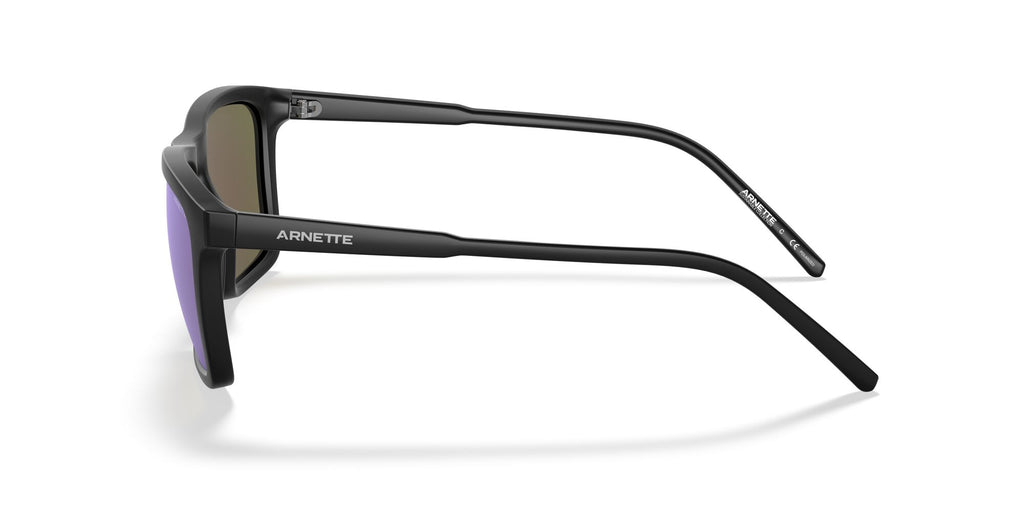 Arnette Shyguy 0AN4283 01/22 56 Matte Black / Polarized Dark Grey Mirror Water 56 / Plastic / Injected / Injected