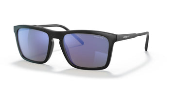 Arnette Shyguy 0AN4283 01/22 56 Matte Black / Polarized Dark Grey Mirror Water 56 / Plastic / Injected / Injected