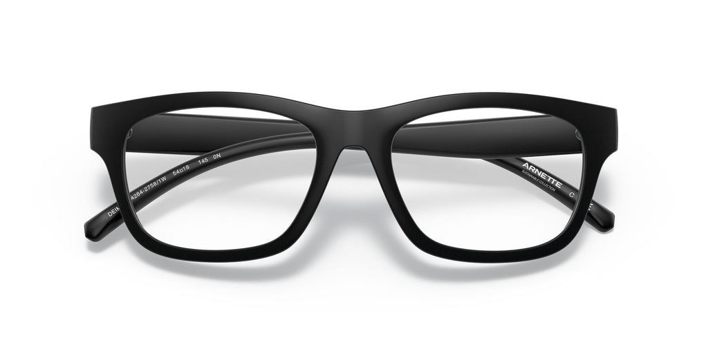 Arnette Makemake 0AN4284 27581W 54 Matte Black / Clear 54 / Plastic / Plastic