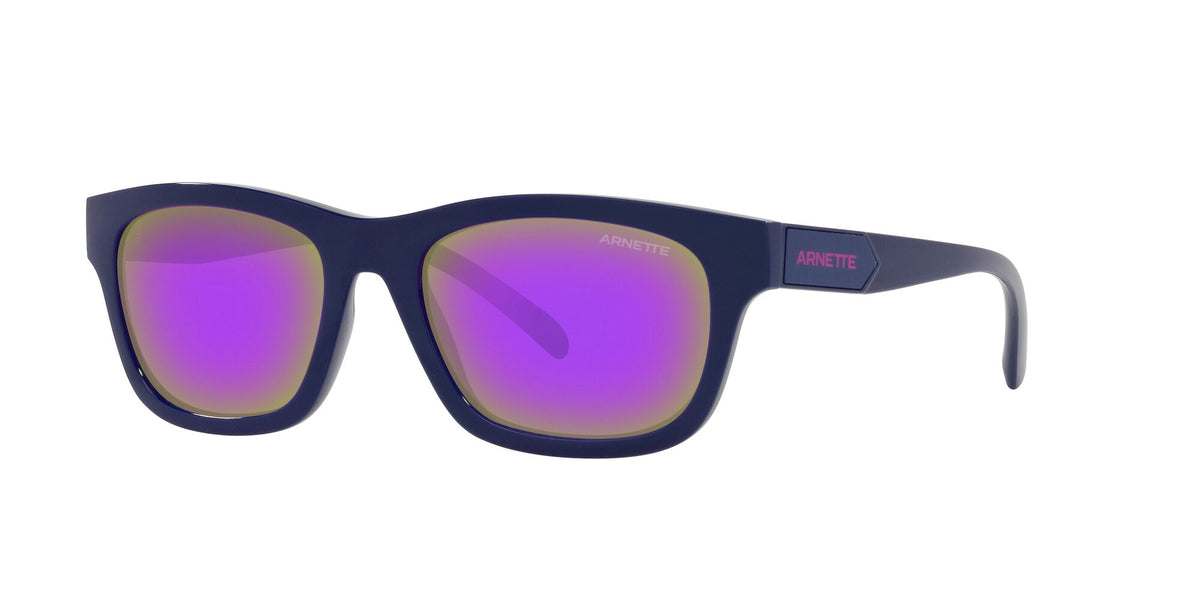 Arnette Makemake 0AN4284 27624X 54 Blue / Grey Mirror Violet