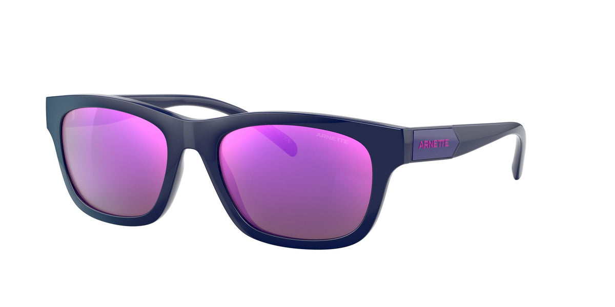 Arnette Makemake 0AN4284 27624X 54 Blue / Grey Mirror Violet