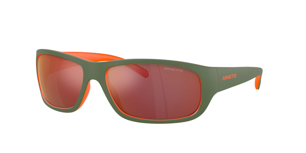 Arnette Uka-Uka 0AN4290 29436Q 63 Matte Top Military/Orange / Grey Mirror Orange/Yellow