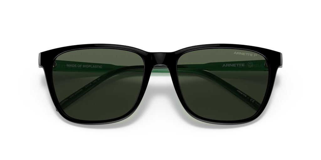 Arnette Cortex 0AN4291 27539A 57 Black / Green Polarized 57 / Plastic / Plastic