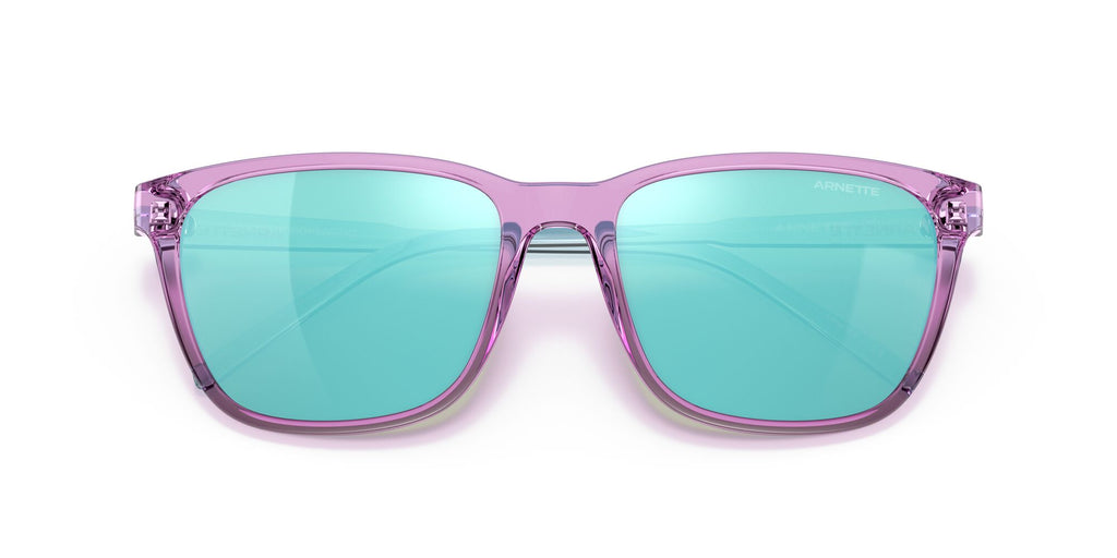 Arnette Cortex 0AN4291 275625 57 Transparent Violet / Light Azure Mirror Teal 57 / Plastic / Plastic