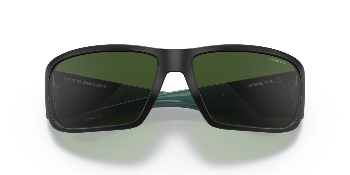 Arnette Snap Ii 0AN4297 280771 64 Matte Black / Dark Green 64 / Plastic / Injected / Molded