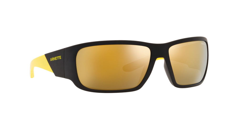 Arnette Snap Ii 0AN4297 28085A 64 Matte Black / Mirror Yellow Gold 64 / Plastic / Plastic