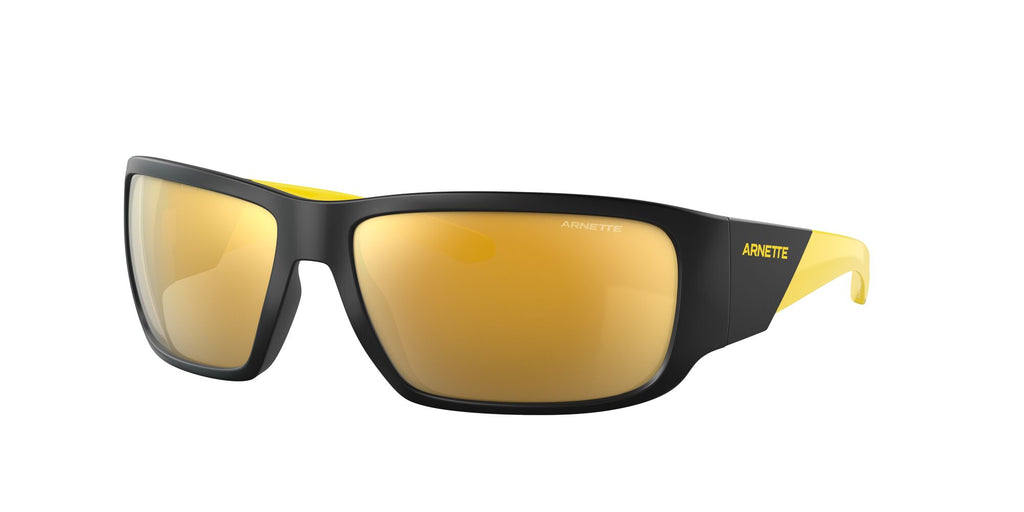 Arnette Snap Ii 0AN4297 28085A 64 Matte Black / Mirror Yellow Gold 64 / Plastic / Plastic