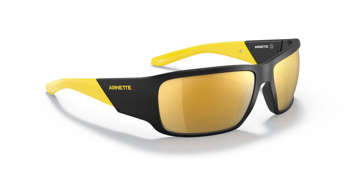 Arnette Snap Ii 0AN4297 28085A 64 Matte Black / Mirror Yellow Gold 64 / Plastic / Plastic