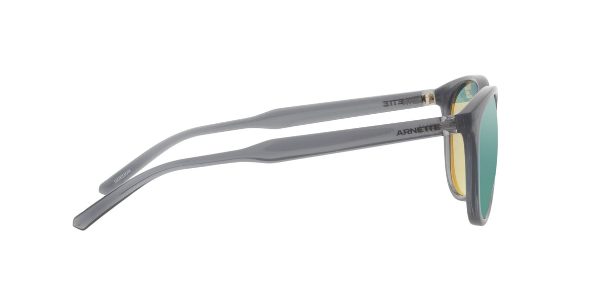 Arnette Gorgon 0AN4299 278625 54 Transparent Gray / Light Azure Mirror Teal 54 / Plastic / Plastic