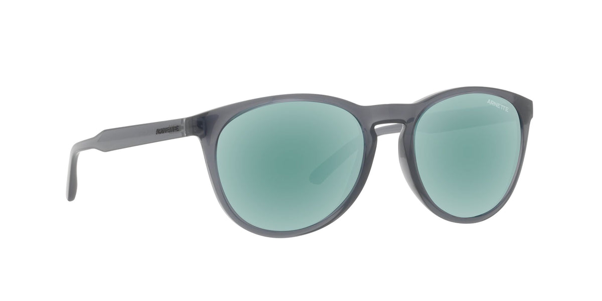 Arnette Gorgon 0AN4299 278625 54 Transparent Gray / Light Azure Mirror Teal 54 / Plastic / Plastic
