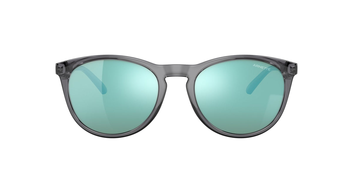 Arnette Gorgon 0AN4299 278625 54 Transparent Gray / Light Azure Mirror Teal 54 / Plastic / Plastic