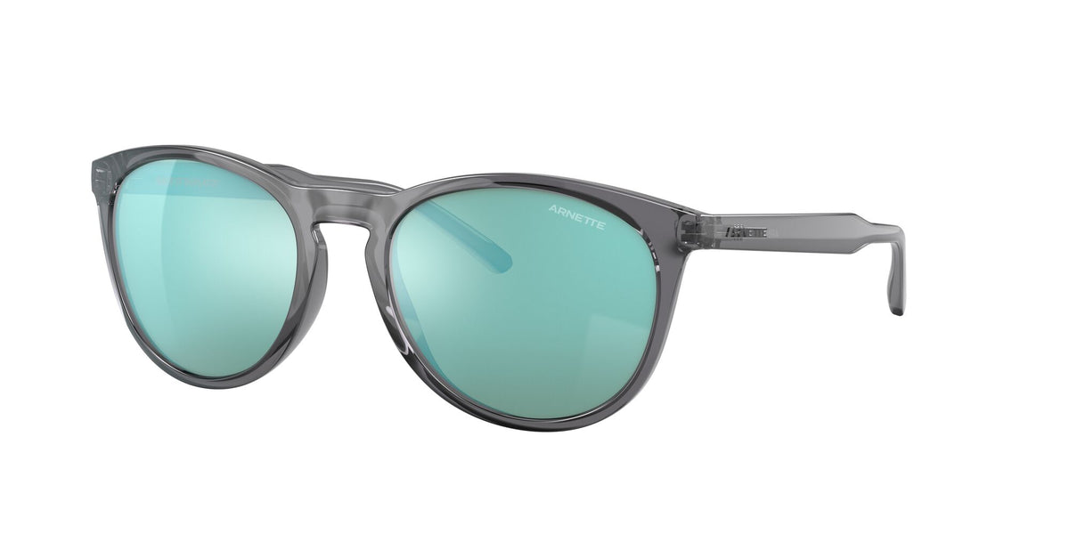 Arnette Gorgon 0AN4299 278625 54 Transparent Gray / Light Azure Mirror Teal 54 / Plastic / Plastic