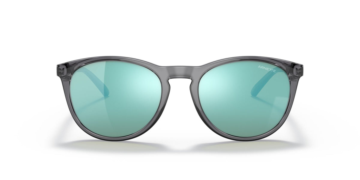 Arnette Gorgon 0AN4299 278625 54 Transparent Gray / Light Azure Mirror Teal 54 / Plastic / Plastic