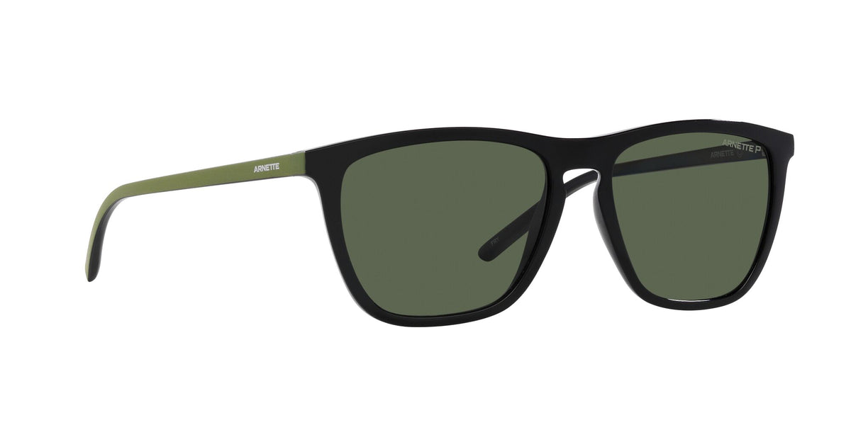 Arnette Fry 0AN4301 27539A 55 Black / Dark Green Polarized 55 / Polycarbonate / Injected / Molded