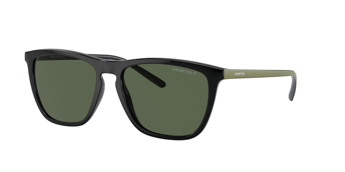Arnette Fry 0AN4301 27539A 55 Black / Dark Green Polarized 55 / Polycarbonate / Injected / Molded
