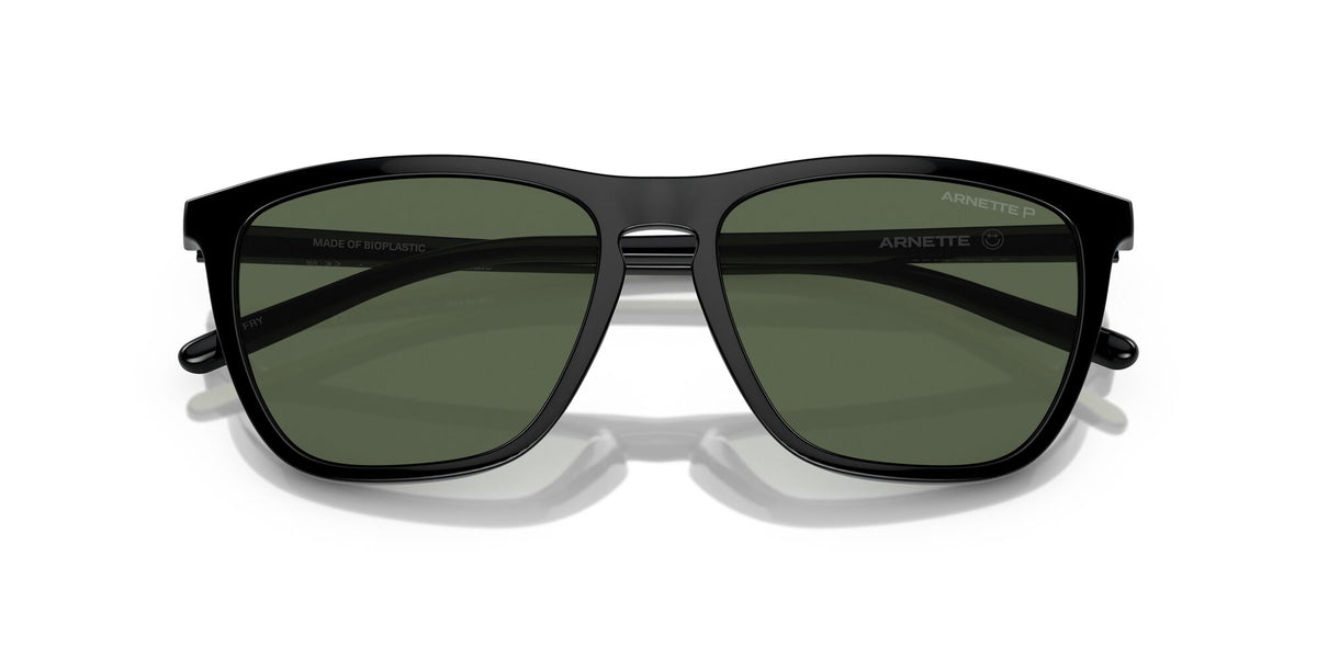 Arnette Fry 0AN4301 27539A 55 Black / Dark Green Polarized 55 / Polycarbonate / Injected / Molded