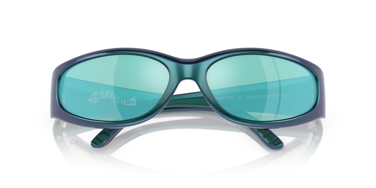 Arnette Catfish 0AN4302 290925 62 Iridescent Blue/Green / Light Azure Mirror Teal 62 / Polycarbonate / Injected / Molded