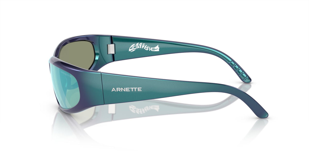 Arnette Catfish 0AN4302 290925 62 Iridescent Blue/Green / Light Azure Mirror Teal 62 / Polycarbonate / Injected / Molded