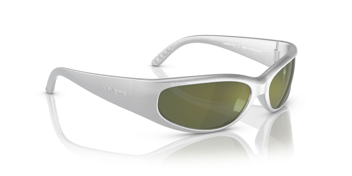Arnette Catfish 0AN4302 28676R 62 Metallic Silver / Dark Green Mirror Petrol 62 / Polycarbonate / Injected / Molded