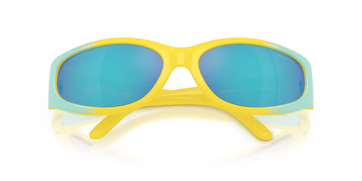 Arnette Catfish 0AN4302 30201U 62 Yellow/ Sapphire Blue Mirror