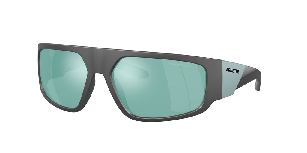 Arnette Heist 3.0 0AN4304 284325 63 Matte Grey / Light Azure Mirror Teal 63 / Plastic / Plastic