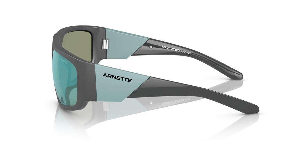 Arnette Heist 3.0 0AN4304 284325 63 Matte Grey / Light Azure Mirror Teal 63 / Plastic / Plastic