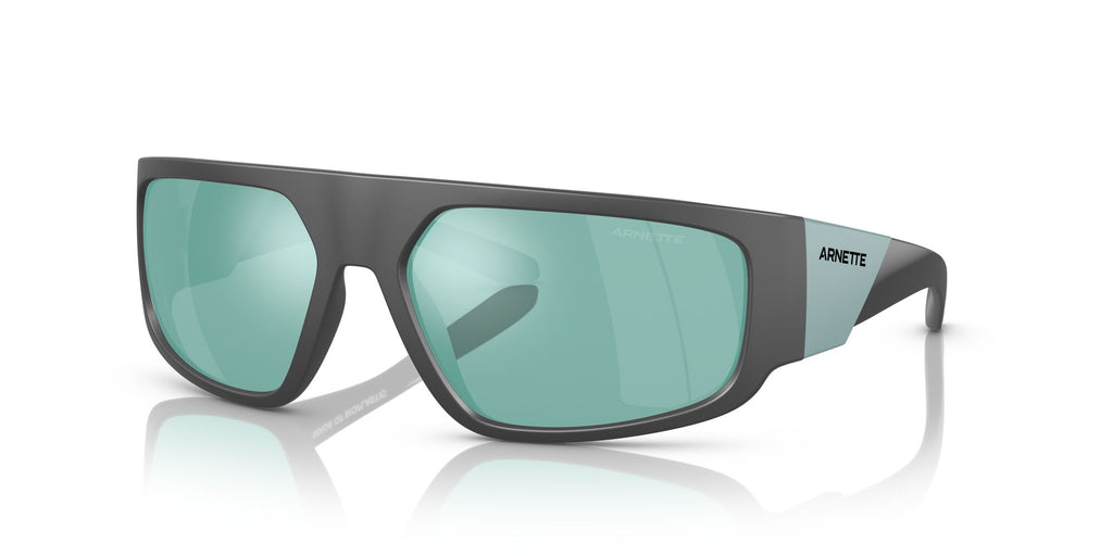 Arnette Heist 3.0 0AN4304 284325 63 Matte Grey / Light Azure Mirror Teal 63 / Plastic / Plastic