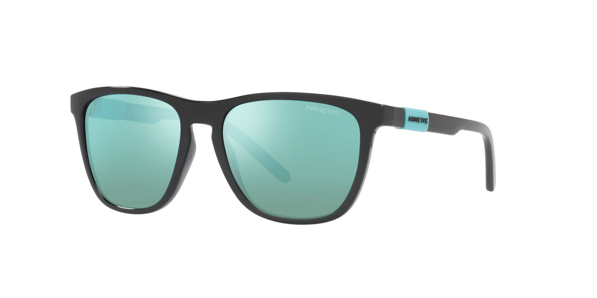 Arnette Monkey D 0AN4310 275325 51 Black / Light Azure Mirror Teal 51 / Plastic / Plastic