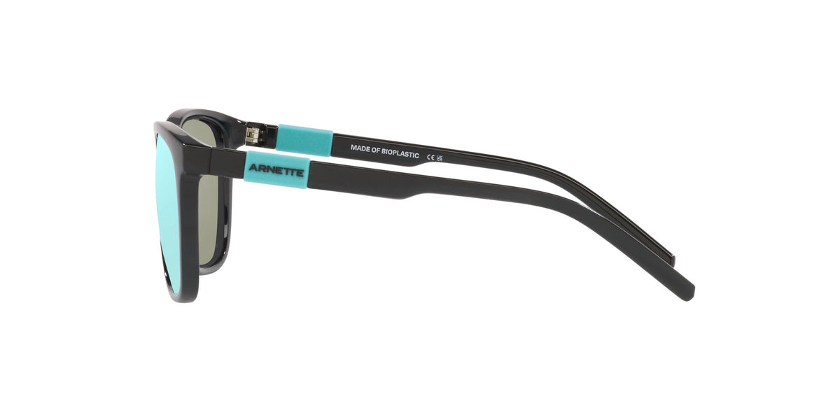 Arnette Monkey D 0AN4310 275325 51 Black / Light Azure Mirror Teal 51 / Plastic / Plastic