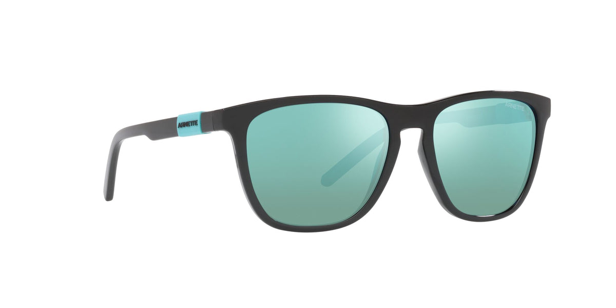 Arnette Monkey D 0AN4310 275325 51 Black / Light Azure Mirror Teal 51 / Plastic / Plastic