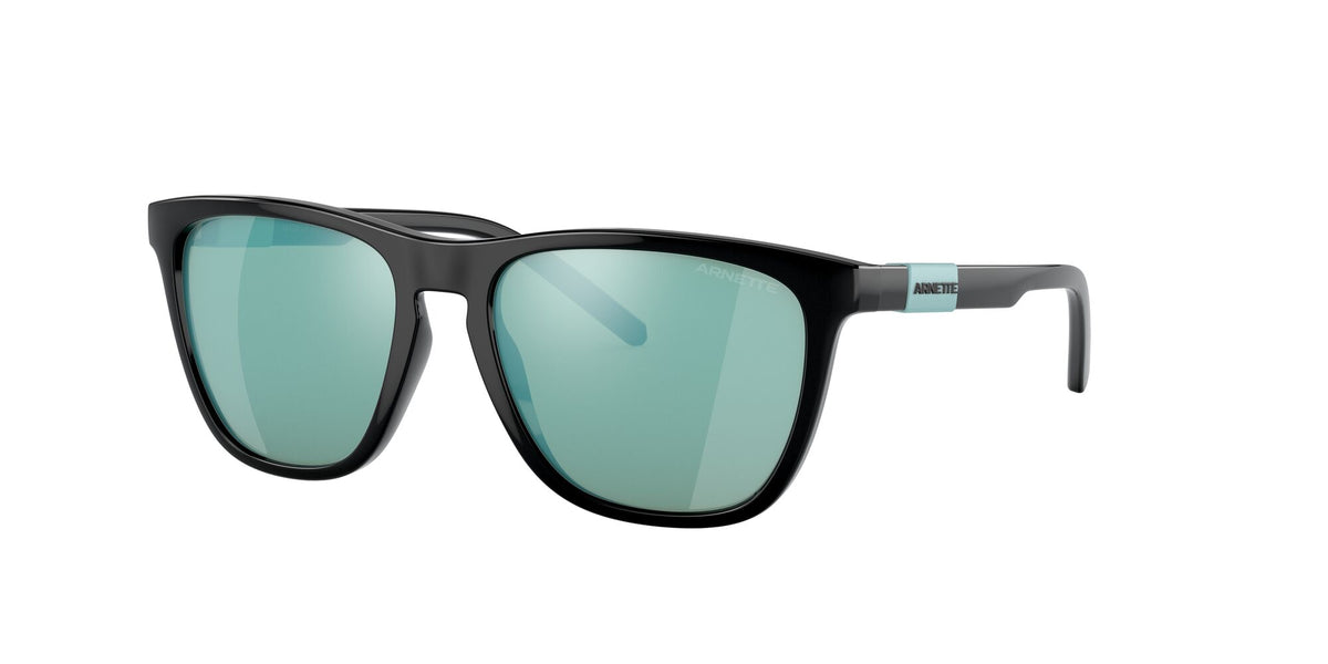 Arnette Monkey D 0AN4310 275325 51 Black / Light Azure Mirror Teal 51 / Plastic / Plastic