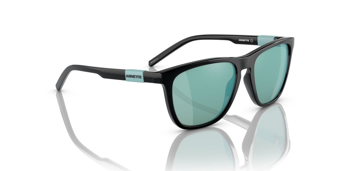 Arnette Monkey D 0AN4310 275325 51 Black / Light Azure Mirror Teal 51 / Plastic / Plastic