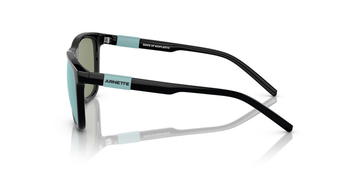 Arnette Monkey D 0AN4310 275325 51 Black / Light Azure Mirror Teal 51 / Plastic / Plastic