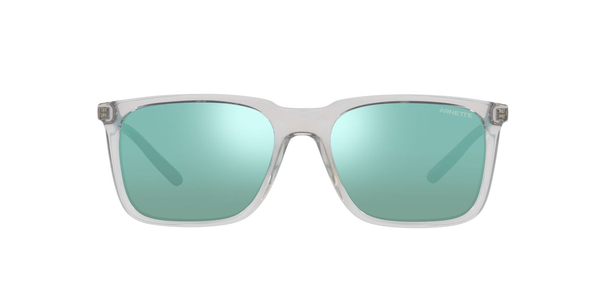 Arnette Trigon 0AN4314 285825 56 Transparent Grey / Light Azure Mirror Teal 56 / Plastic / Plastic