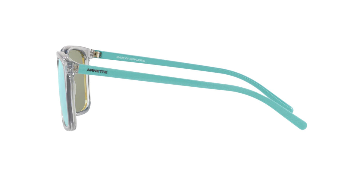 Arnette Trigon 0AN4314 285825 56 Transparent Grey / Light Azure Mirror Teal 56 / Plastic / Plastic