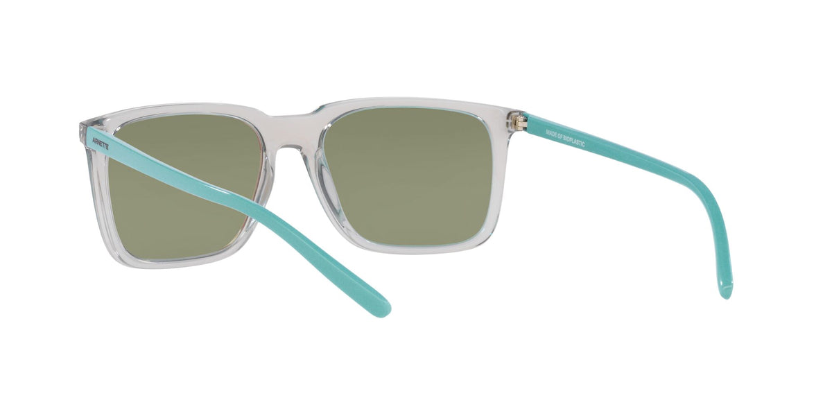 Arnette Trigon 0AN4314 285825 56 Transparent Grey / Light Azure Mirror Teal 56 / Plastic / Plastic