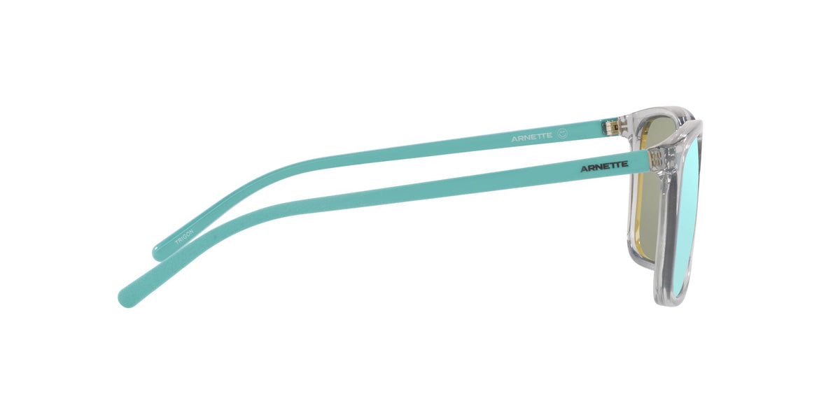Arnette Trigon 0AN4314 285825 56 Transparent Grey / Light Azure Mirror Teal 56 / Plastic / Plastic