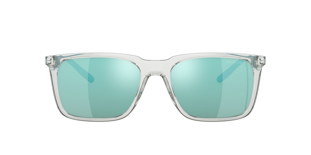 Arnette Trigon 0AN4314 285825 56 Transparent Grey / Light Azure Mirror Teal 56 / Plastic / Plastic